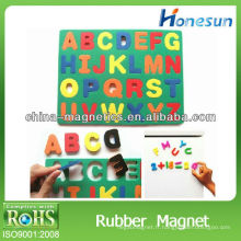 feuille magnétique standard de caoutchouc coloré pour les enfants